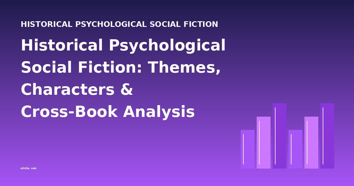 Historical Psychological Social Fiction: Themes, Characters & Cross-Book Analysis
