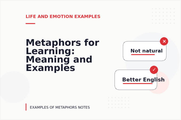 Metaphors for Learning: Meaning and Examples Metaphors for Learning: Meaning and Examples