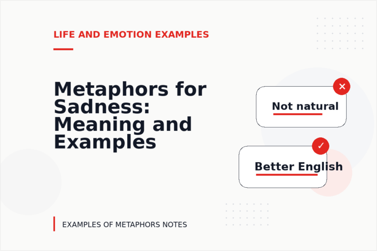 Metaphors for Sadness: Meaning and Examples Metaphors for Sadness: Meaning and Examples