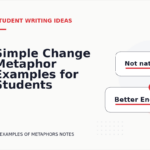 Simple Change Metaphor Examples for Students