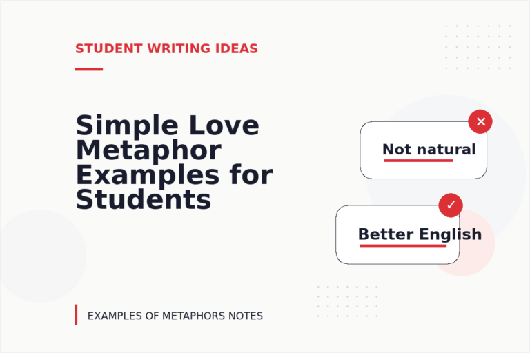 Simple Love Metaphor Examples for Students Simple Love Metaphor Examples for Students