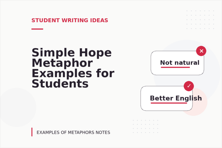 Simple Hope Metaphor Examples for Students Simple Hope Metaphor Examples for Students