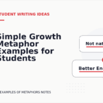 Simple Growth Metaphor Examples for Students