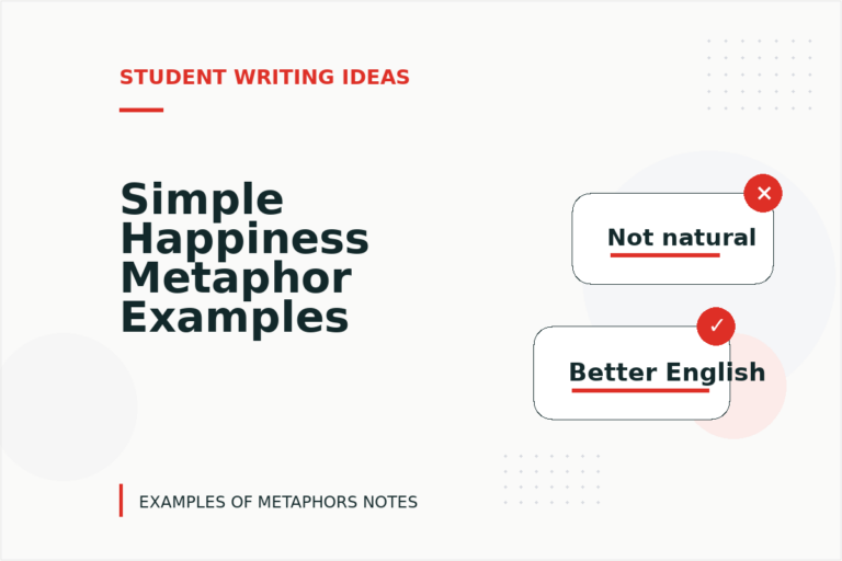 Simple Happiness Metaphor Examples for Students Simple Happiness Metaphor Examples for Students
