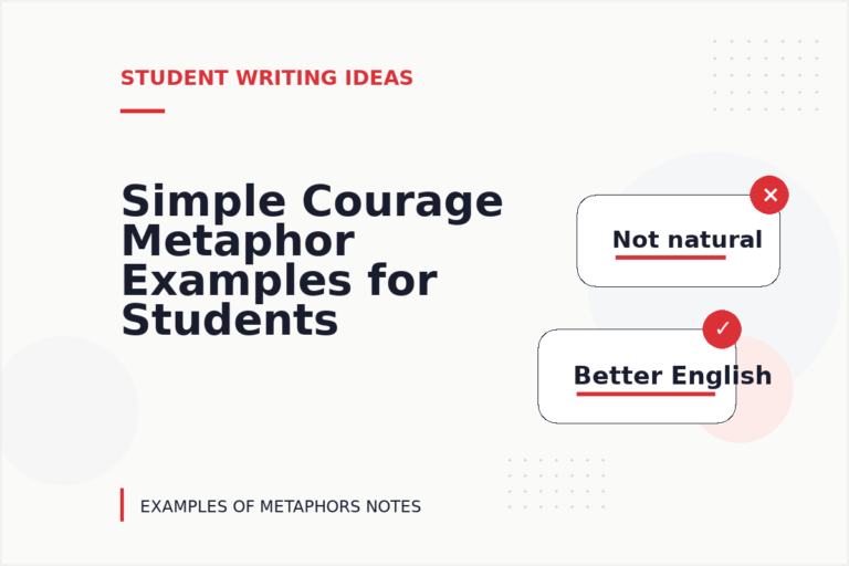 Simple Courage Metaphor Examples for Students Simple Courage Metaphor Examples for Students