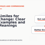 Similes for Change: Clear Examples and Meanings