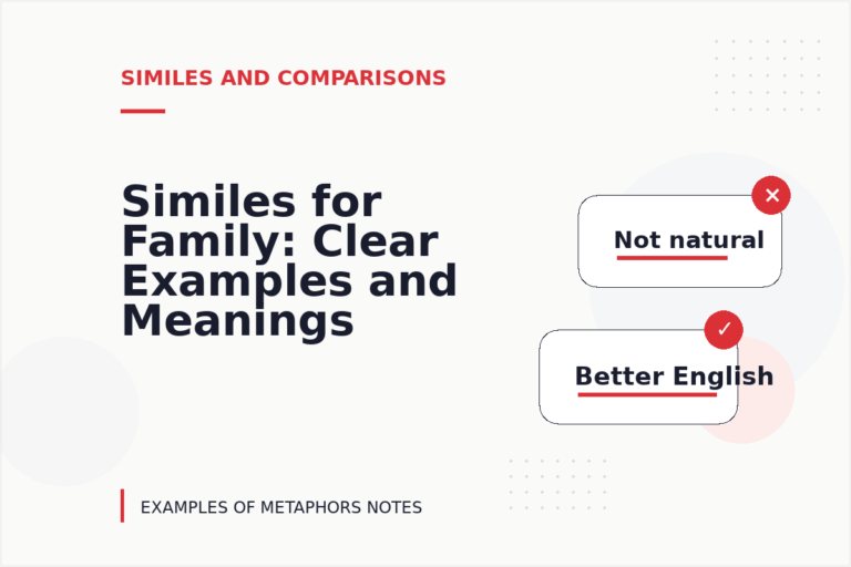 Similes for Family: Clear Examples and Meanings Similes for Family: Clear Examples and Meanings