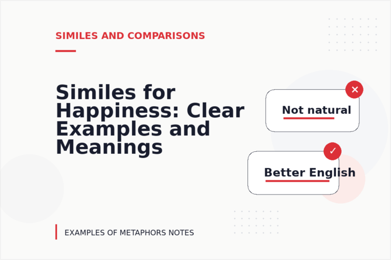 Similes for Happiness: Clear Examples and Meanings Similes for Happiness: Clear Examples and Meanings