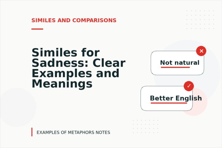 Similes for Sadness: Clear Examples and Meanings Similes for Sadness: Clear Examples and Meanings