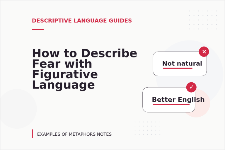How to Describe Fear with Figurative Language