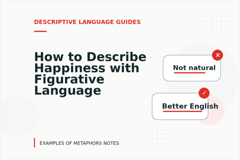How to Describe Happiness with Figurative Language